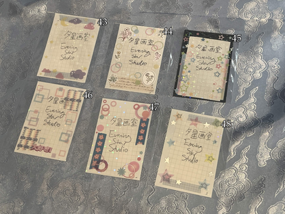 June '26 Decorated Photocard Sleeves (52 variants)
