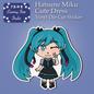 Hatsune Miku Cute Dress Vinyl Sticker