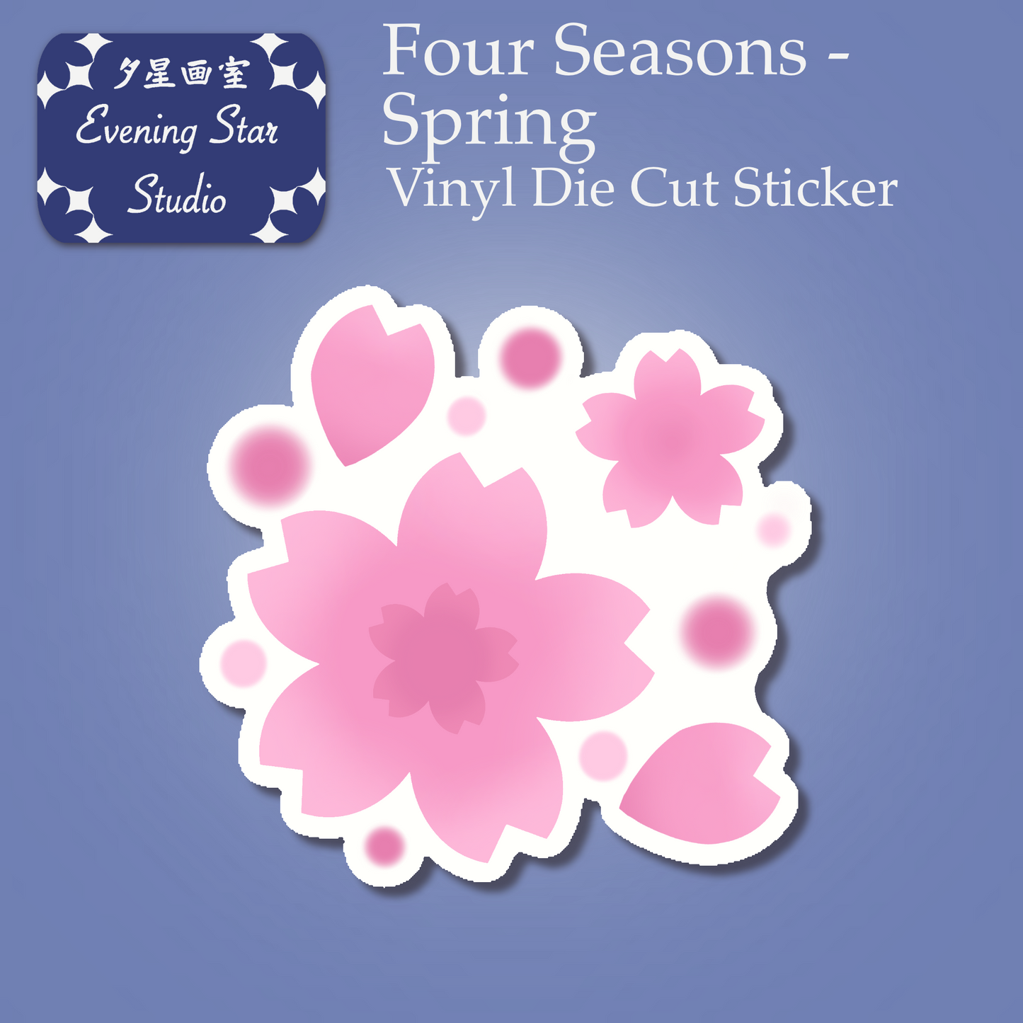 Four Seasons - Spring Vinyl Sticker