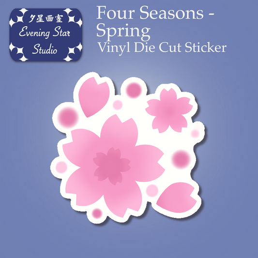 Four Seasons - Spring Vinyl Sticker