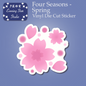 Four Seasons - Spring Vinyl Sticker