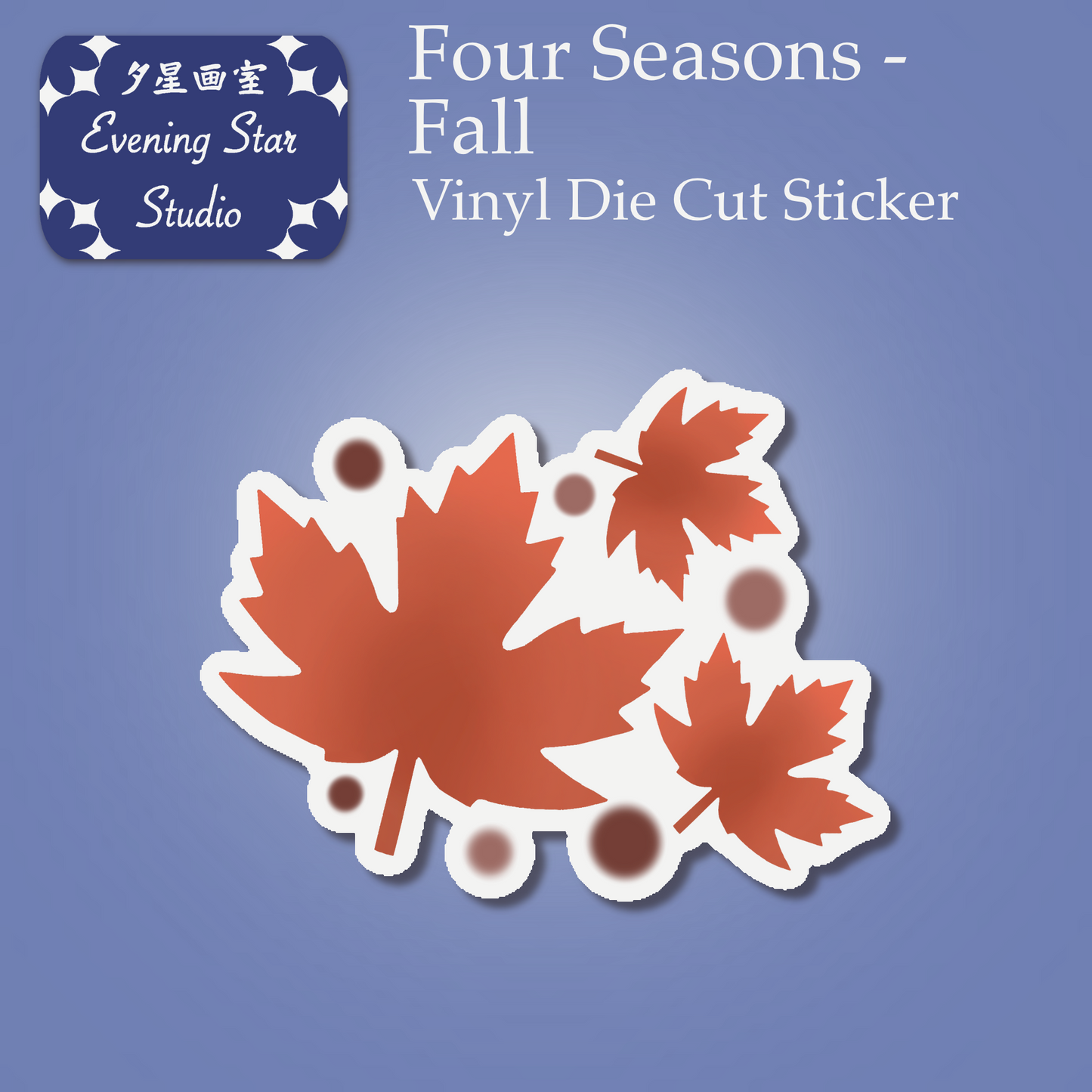 Four Seasons - Fall Vinyl Sticker