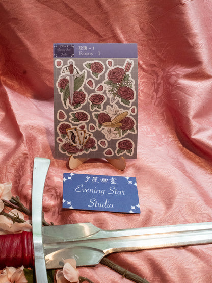 Roses - 1 Sticker Sheet