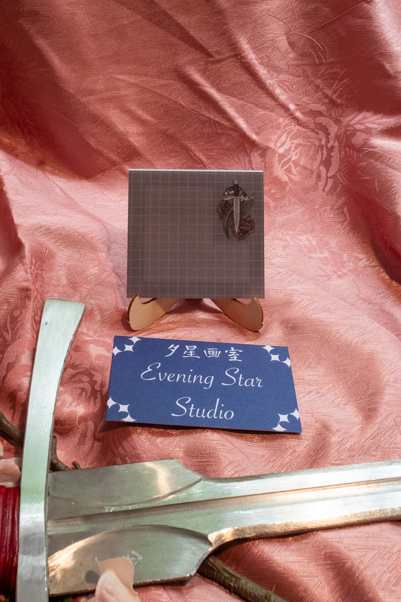 Rose Floral - Dagger Sticky Notes